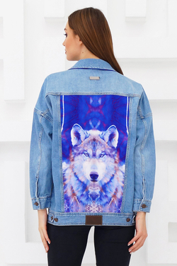 LIGVIANNI Джинсовая куртка Denim Jacket WOLF