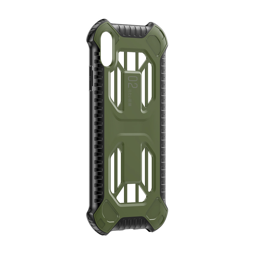 Чехол для Apple iPhone XS Max Baseus Cold Front Cooling Case - Green