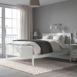 Каркас кровати - IKEA IDANÄS/IDANAS/LÖNSET/LONSET, 200х160 см, белый, ИДАНЭС/ЛОНСЕТ ИКЕА