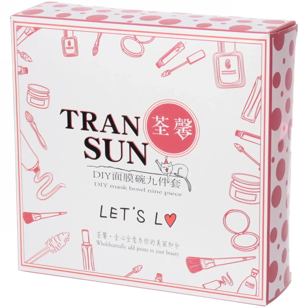 Набор косметический «Beauty professional», цвет розовый и мятный, три мерных ложки, чаша, кисть, лопатка, баночка и дозатор, 18,5*18,5*4,5