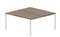 Составной стол Strike на 2 рабочих места 1580х1566х750мм (меламиновые аутлеты)