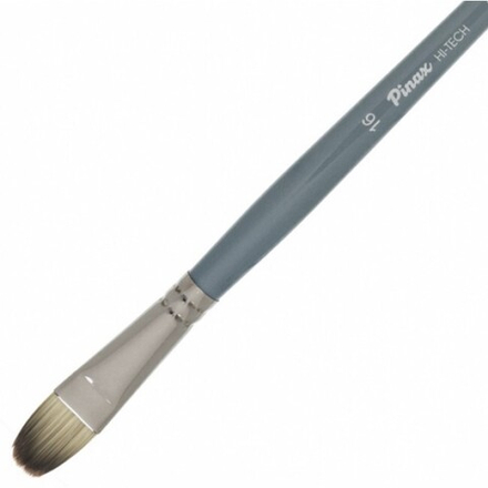 Кисть "Pinax Artists HI-TECH" синтетика плоскоовальная №16 длинная ручка