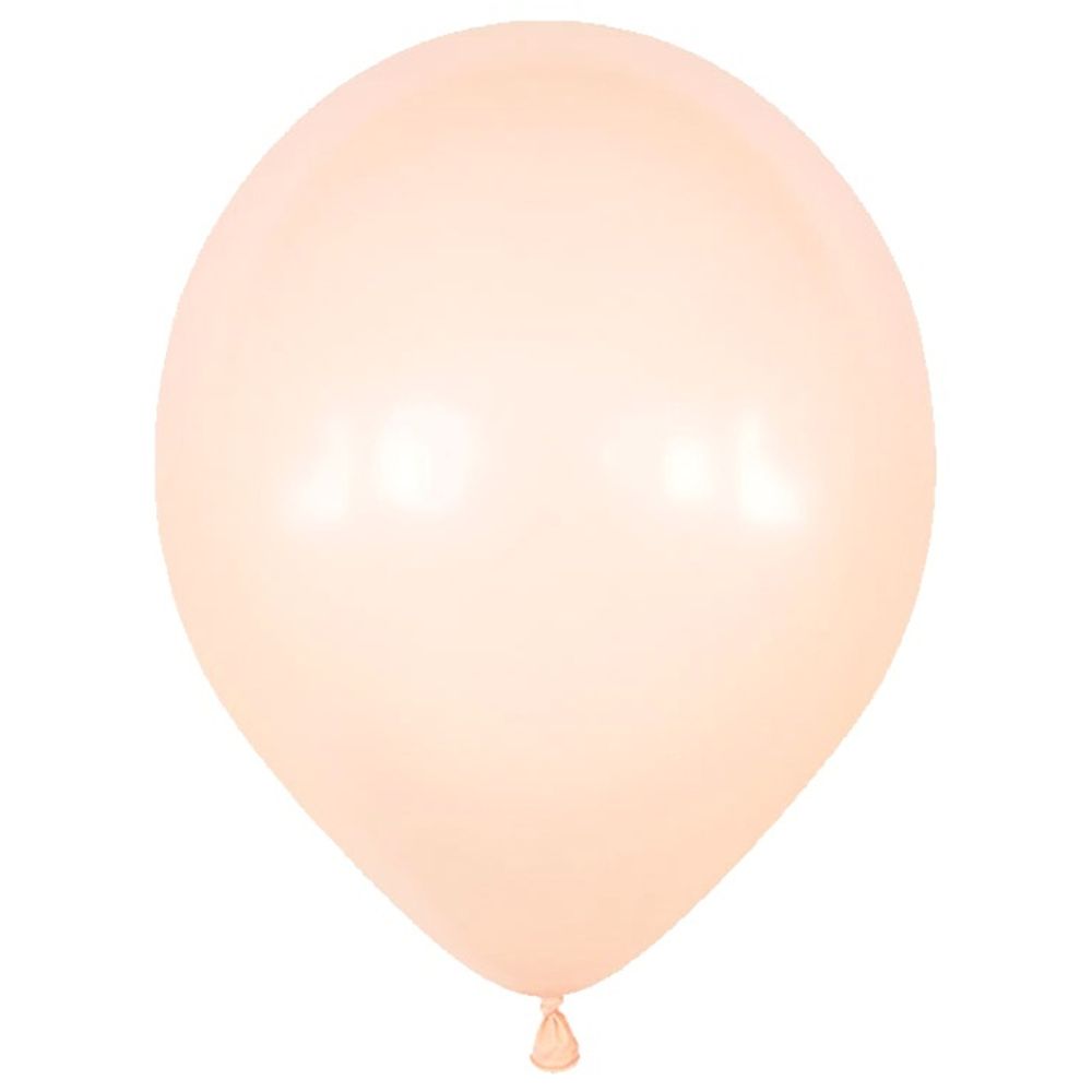 Воздушные шары Веселуха, пастель телесный, 100 шт. размер 12&quot; #8122339
