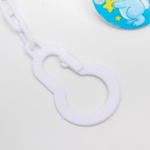 4733695 Держатель для пустышки «Мамы и малыши: зайчик», на цепочке