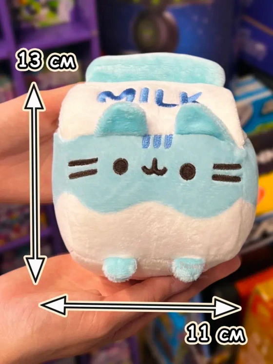 Мягкая игрушка Пушин Кот Кэт плюшевый котик коктейль молоко