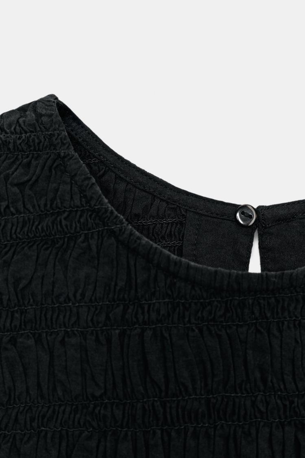 ZARA ТОП БЕЗ РУКАВОВ, ЧЕРНЫЙ