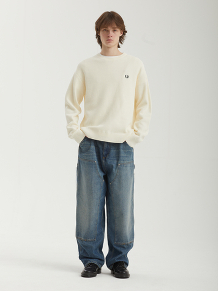 Мужской Свитер (Round-neck) Textured