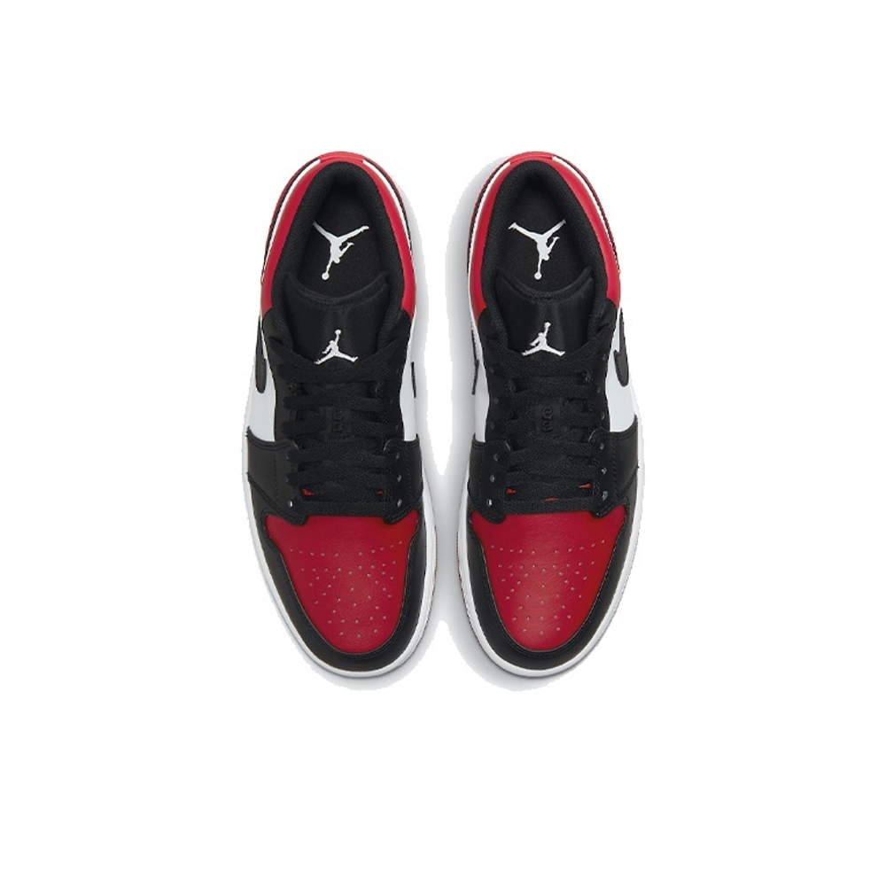 Кроссовки Air Jordan 1 Low Bred Toe