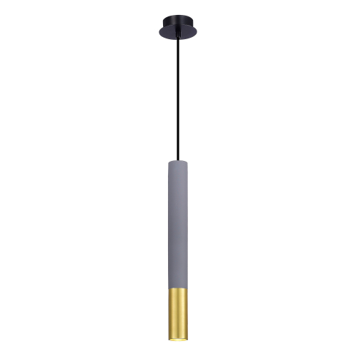 ST154.703.01 Светильник подвесной Серый GU10 1*5W IP20 D55xH410 220V Без ламп Подвесные светильники