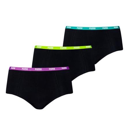 Женское нижнее белье PUMA MINI SHORT 3P PACK