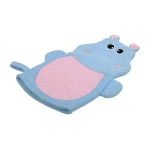 Мочалка для нежной и чувствительной кожи Зверушки 23см (лягушка, заяц, хрюшка, бегемот