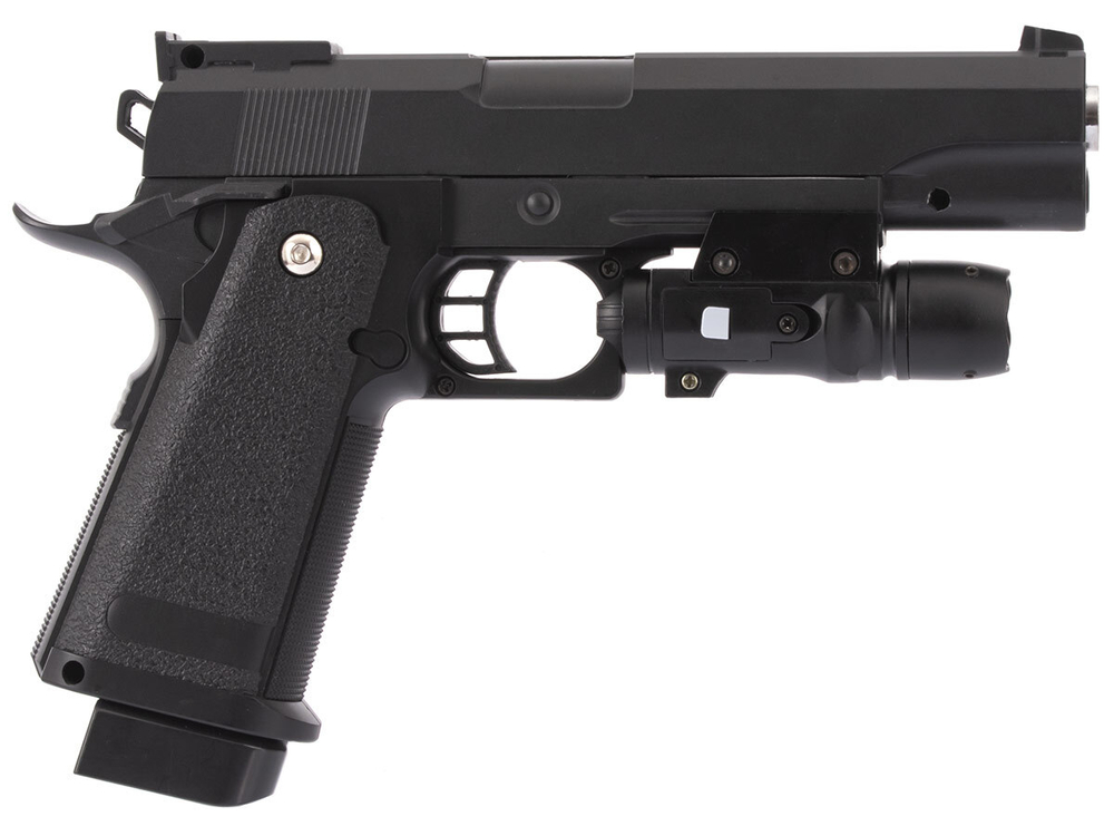 Пистолет пневматический Stalker SA5.1S Spring (Hi-Capa 5.1) +ПБС +ЛЦУ (SA-3307151S)