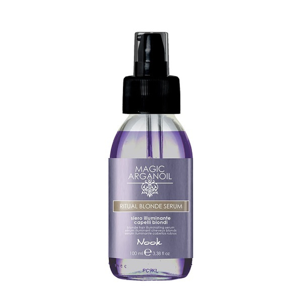 Сыворотка несмываемая Сияющий блонд Nook Magic Arganoil Ritual Blond Hair Illuminating Serum 100мл