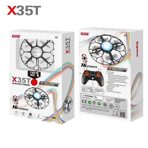 Радиоуправляемый квадрокоптер Syma X35T 2,4 ГГц, 4 канала , в защите меняет цвета