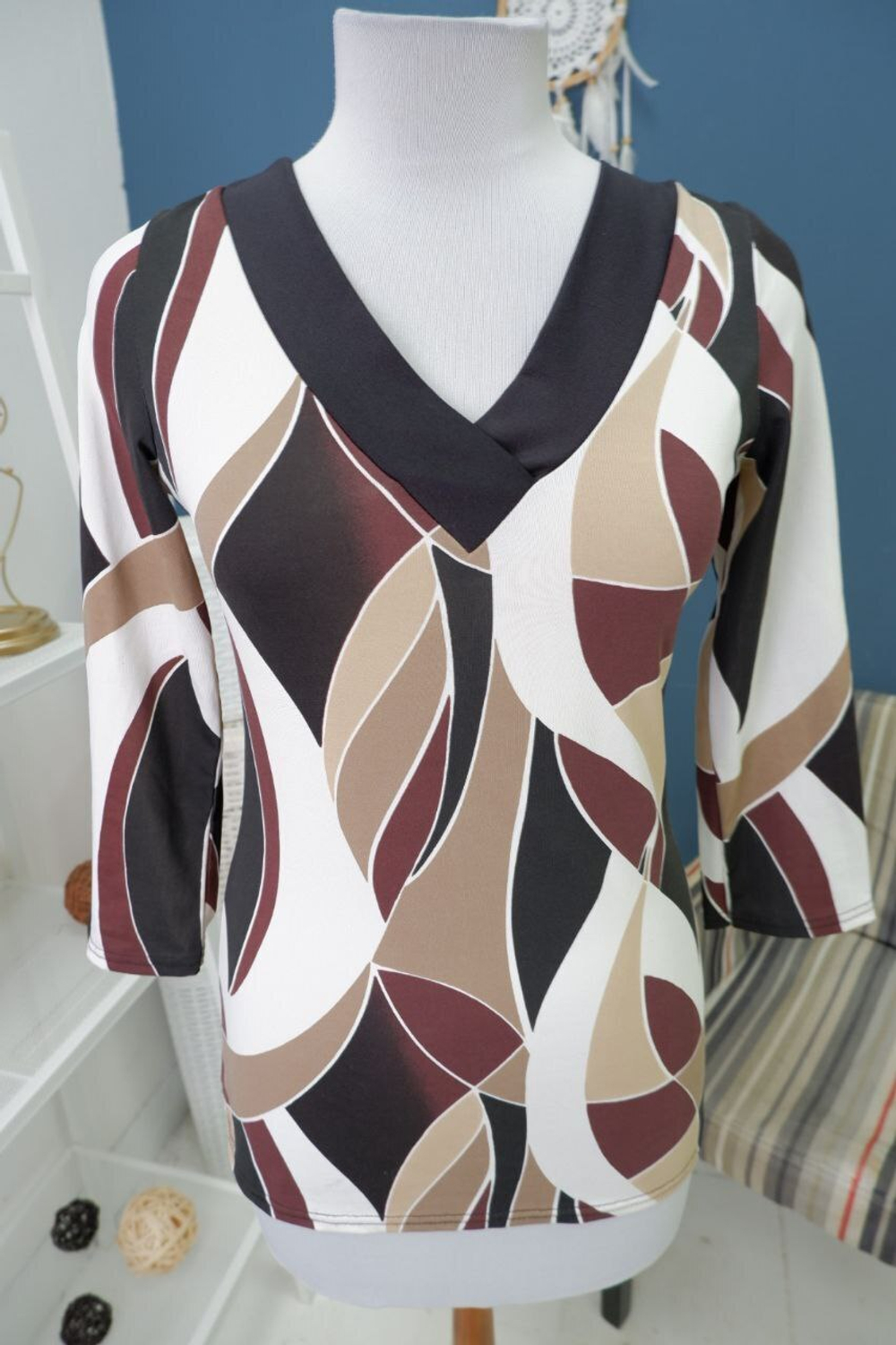 Кофта Clockhouse с принтом 46 размер