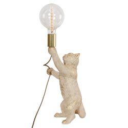Настольная лампа Кот Мэдисон Айвори