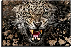 Постер "Оскал леопарда в LV"