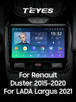 Teyes SPRO Plus 9"для Renault Duster, LADA Largus 2015-2021