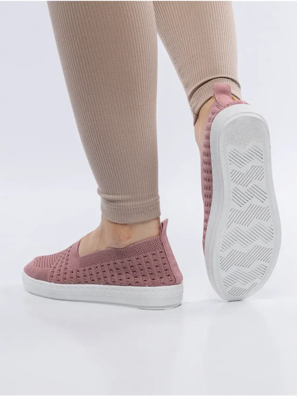 Мокасины летние текстильные