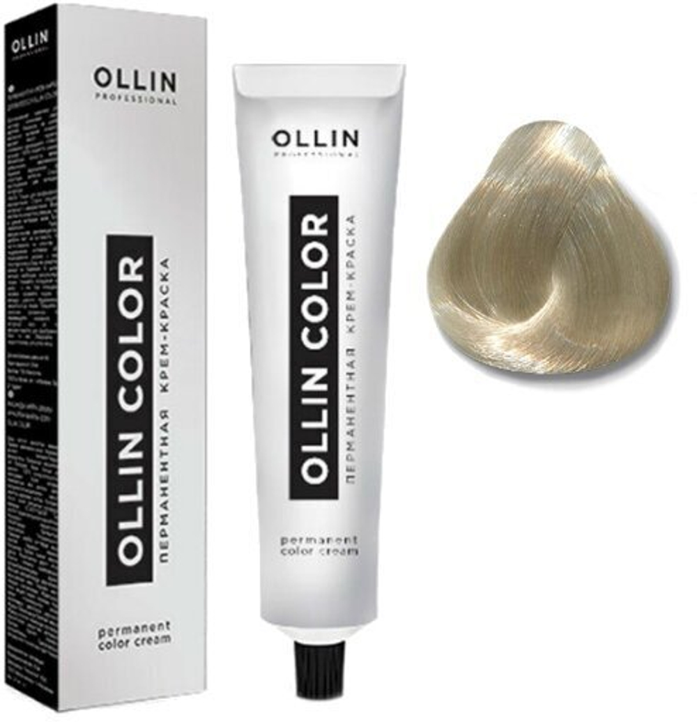 OLLIN COLOR 11/1 специальный блондин пепельный 60мл Перманентная крем-краска для волос