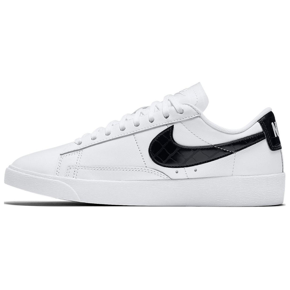 Nike Blazer Low White Black Croc Women"s