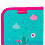 Пенал BRAUBERG, 1 отделение, 1 откидная планка, ткань, 20х14 см, "Lama", 229282