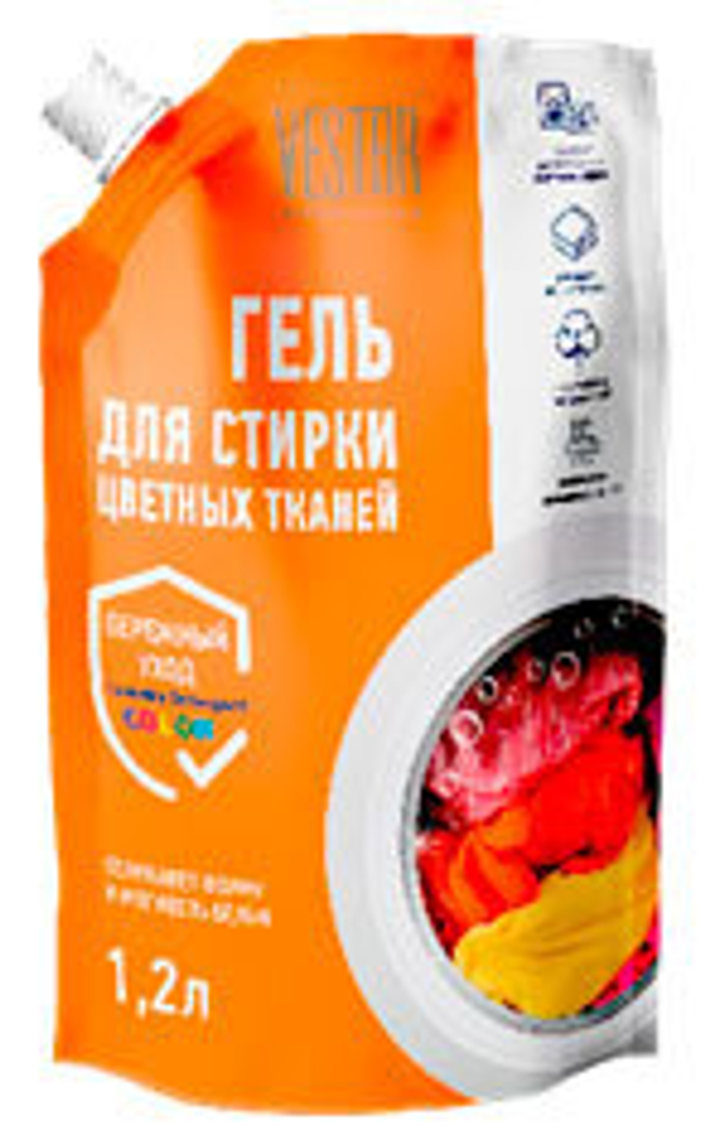 Гель для стирки Vestar для Цветного белья 1,2л.