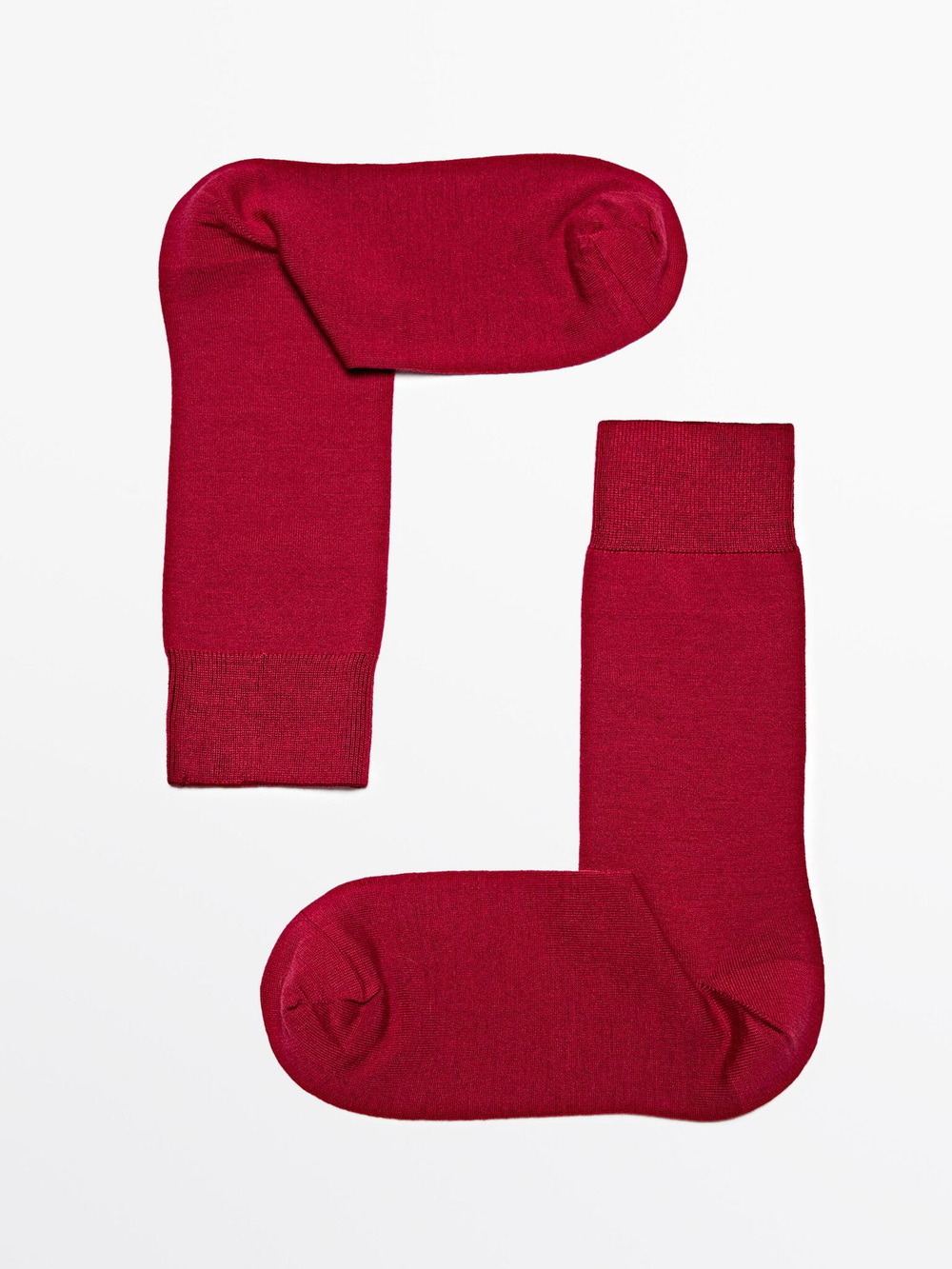 Massimo Dutti Носки из смесовой шерсти, красный