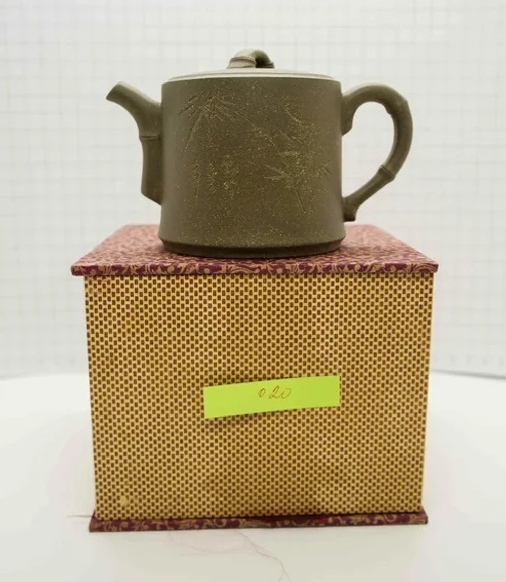 259020 Чайник ИСИН "Чжуцзе - Коленце бамбука" 240мл, глина бежевый