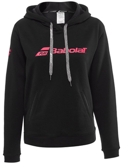 Женская Кофта теннисная Babolat Exercise Hood Sweat Women - черный