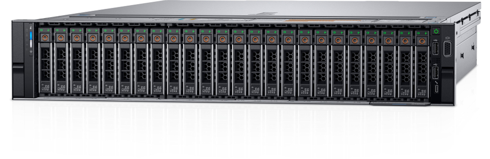 Сервер Dell R740xd, 12x3.5"" SAS/SATA, STD FAN, HPR HS, H750, 4x1GbE LOM,noRiser, Ent, 2x1100W, Rails, 2x 4210, 2x 32Gb Dell, noDrives (6V7P8Y3)
