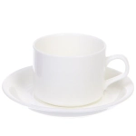Чайный набор 12 предметов «White magic» (6 кружек 200мл+6 блюдец), прямая кружка