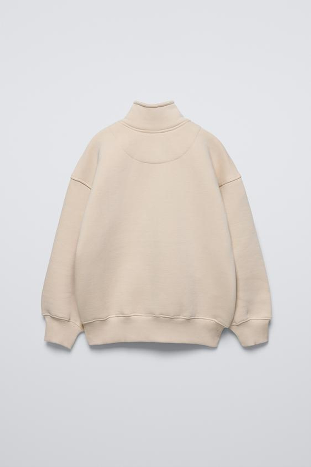 ZARA ТОЛСТОВКА С ПУГОВИЦАМИ, ЭКРЮ