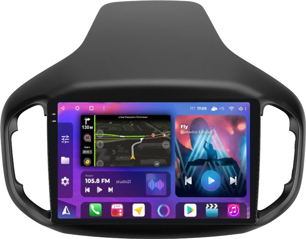Магнитола для Chery Tiggo 7 2016-2020 - FarCar XXL1027M QLED+2K, Android 12, ТОП процессор, 8Гб+256Гб, CarPlay, 4G SIM-слот