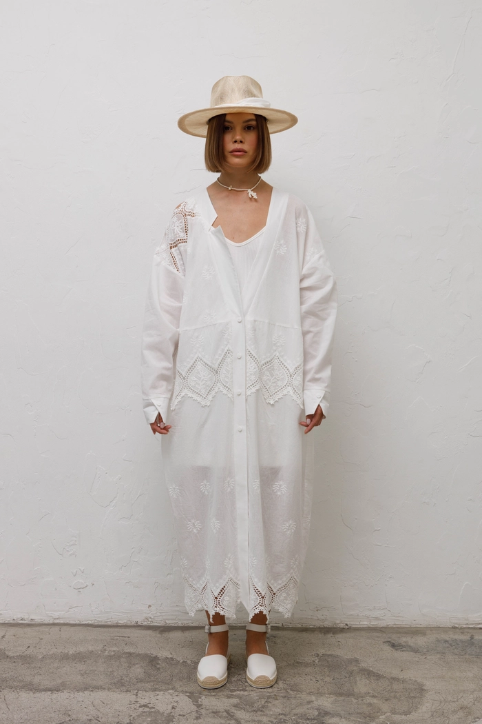 ПЛАТЬЕ КАРИН МОЛОЧНЫЙ