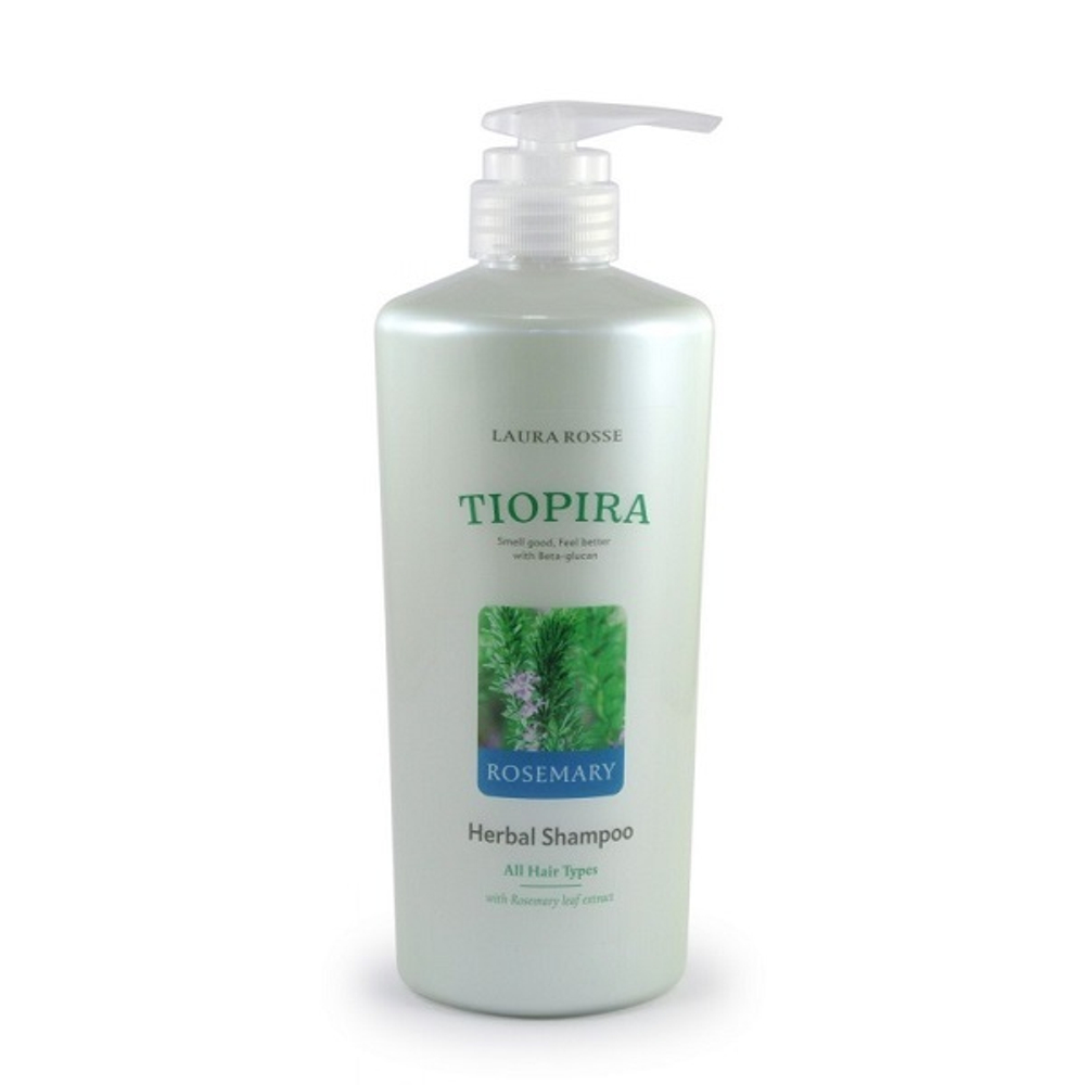 Шампунь растительный для нормальных волос Розмарин Laura Rosse Tiopira Herbal Shampoo Rosemary 510мл
