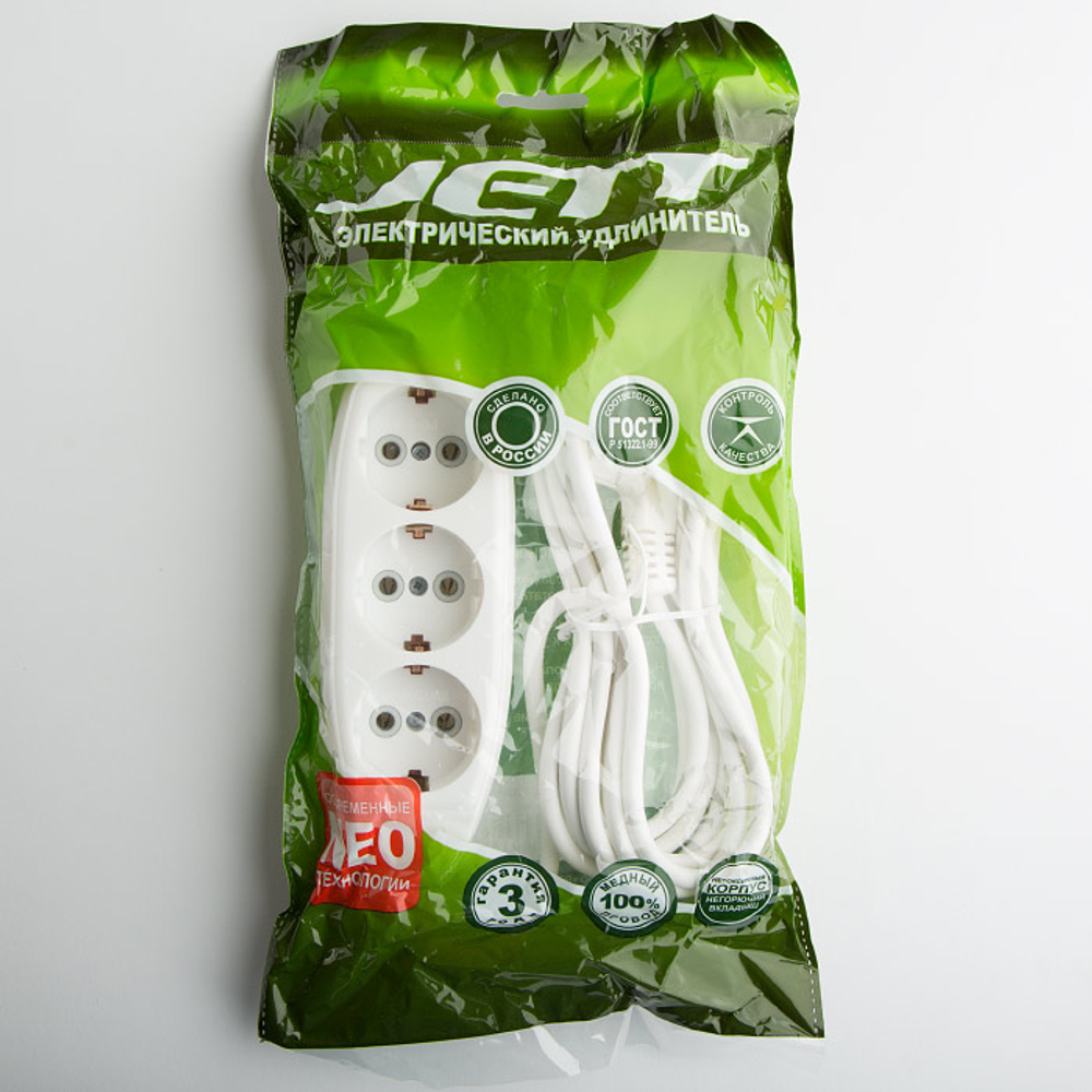 Удлинитель джет Зеленый пакет 10м