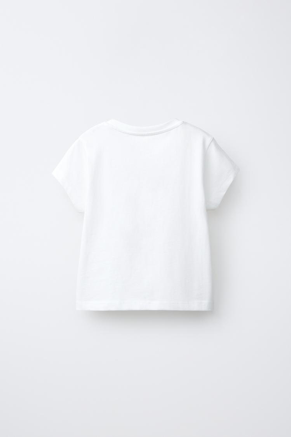 ZARA ФУТБОЛКА С НАДПИСЬЮ, БЕЛЫЙ