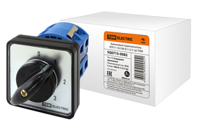 Кулачковый переключатель КПУ11-10/108 (0-1-2-3 1р) 10А IP40 TDM SQ0715-0082