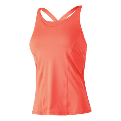 Женская теннисная майка Lucky in Love Viva With Bra Tank Top Women - Coral