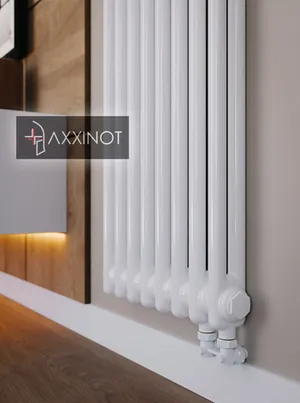 Axxinot Sentir 2100 - двухтрубный трубчатый радиатор высотой 1000 мм, нижнее подключение с термовентилем