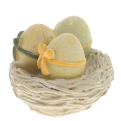 GAEM Фигурка декоративная "Яйца в гнезде", L9 W6 H6 см