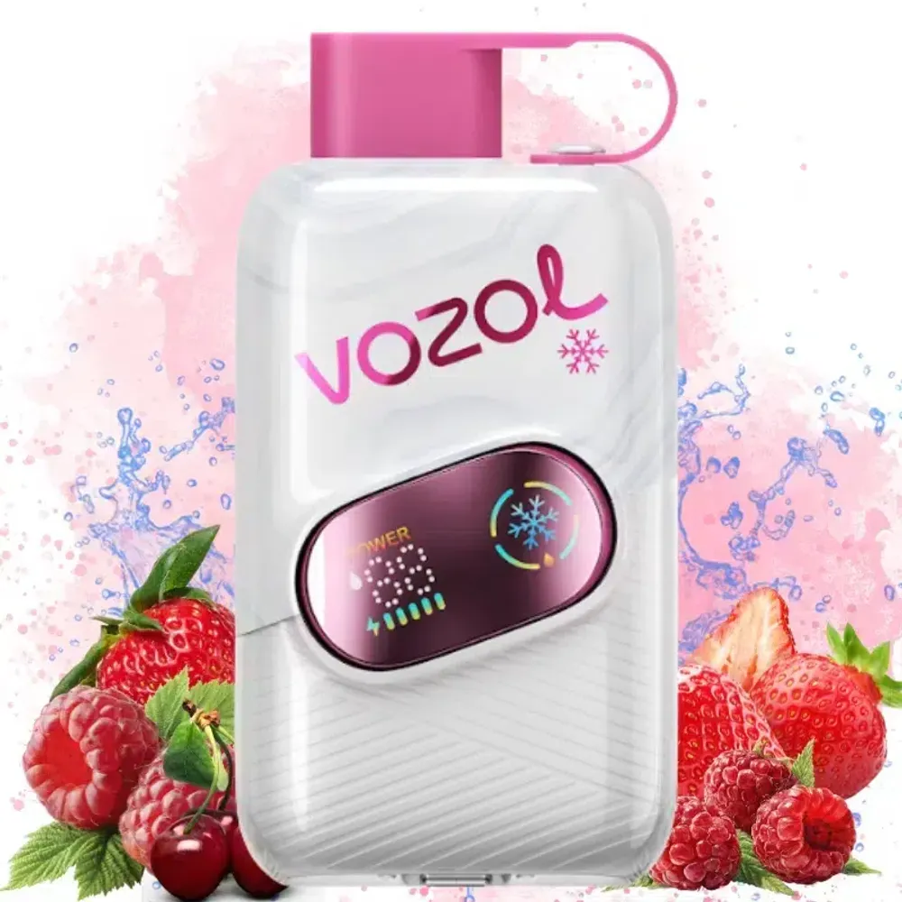 Vozol STAR CLICK 50000 - Strawberry Raspberry Cherry (5% nic)