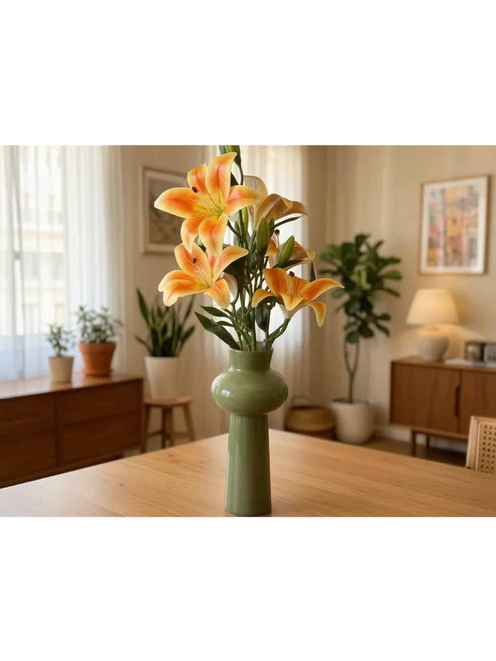 Букет искусственных лилий