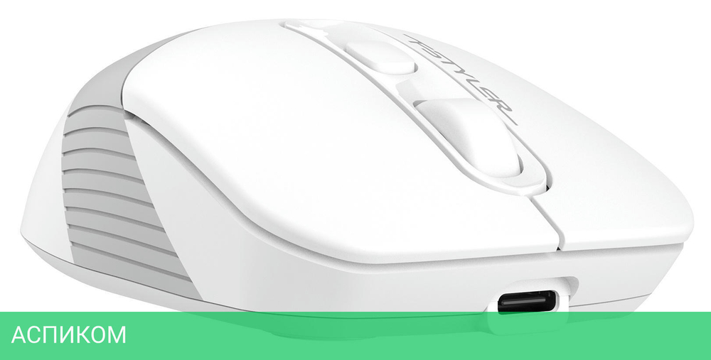 Мышь A4Tech Fstyler FB10C Grayish White