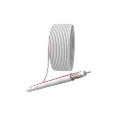 ЭРА Кабель коаксиальный SAT 50 М, 75 Ом, Cu/(оплётка Cu 75%), PVC, цвет белый, бухта 50 м |