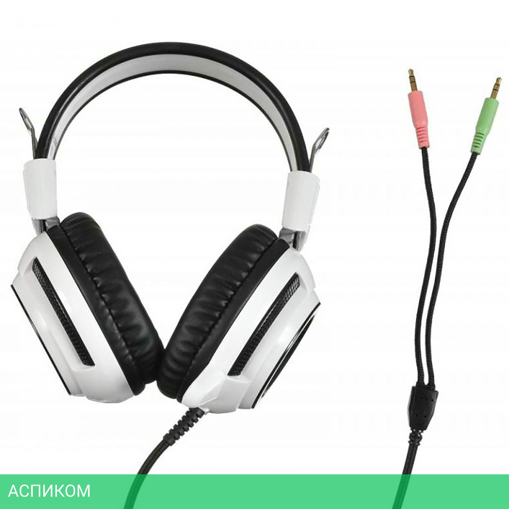 Наушники Oklick HS-G300 Armageddon белый/черный (361558)