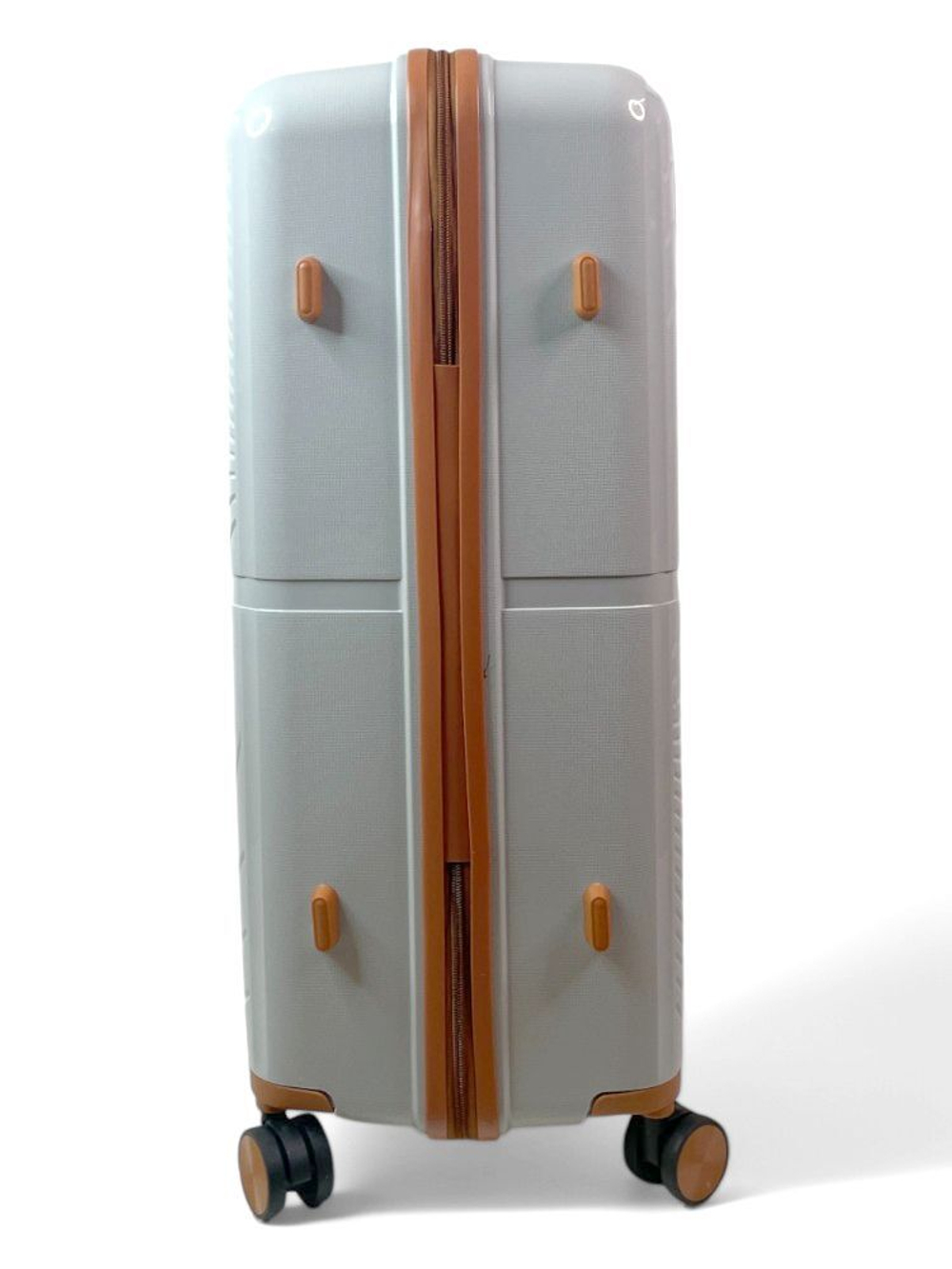 Большой чемодан Bon-Voyage PP Wave, Светло-серый, L