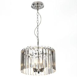 Citilux Джейн CL306141 Хрустальная подвесная люстра Хром