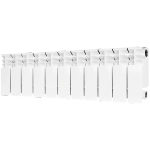 Радиатор биметаллический STOUT TITAN 200 - 11 секций (подключение боковое, цвет белый)